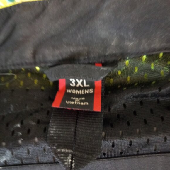 Women’s Hi-Vis Yellow-Black Mesh Motorcycle Jacket 3XL Yellow Black CE Armor EUC - Picture 13 of 16